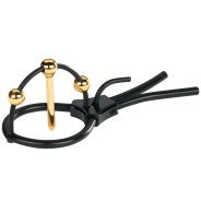 Mystim Plunging Pete Elektro Eikelring met Dilatator