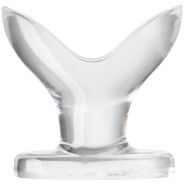 Master Series Anchored Buttplug - Transparent