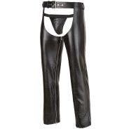 Svenjoyment Chaps van Imitatieleer met String