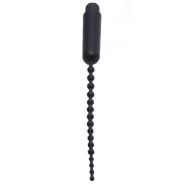 Master Series Dark Rod Beaded Dilator met Vibrator