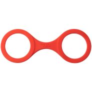Quickie Cuffs Red Siliconen Handboeien Medium 