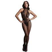 Le Désir Zwarte Catsuit met Halternek
