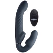 Strap U Ergo-Fit Twist Opblaasbare Vibrerende Strap-on