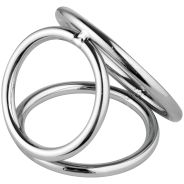 Bound to Please Triple Penis en Ball Ring