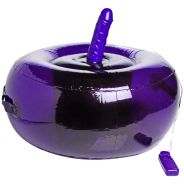 Frisky Sit-and-Ride Opblaasbare Stoel met Vibrerende Dildo