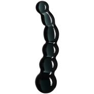 Sinful Black Groove Glazen Dildo 17 cm