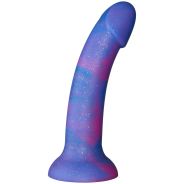baseks Blue Galaxy Siliconen Dildo 18 cm