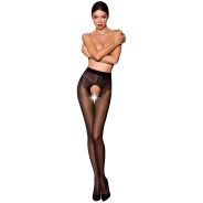 Passion Black Panty met Open Kruis