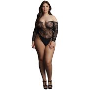 Le Désir Kruisloze Teddy met Strass-steentjes Plus Size