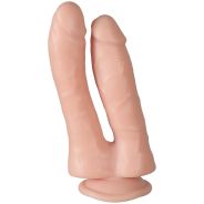 Willie City Realistische Dubbele Dildo met Zuignap 18 cm