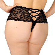 NORTIE Flora Black Hipster Plus Size
