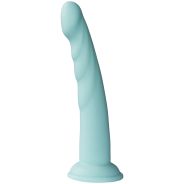 Dillio Platinum Slim Seven Teal Dildo met Zuignap 21 cm