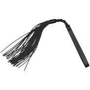 Sex & Mischief Noir Kunstleren Flogger 45,5 cm