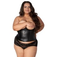 NORTIE Fetish Wetlook Korset Plus Size
