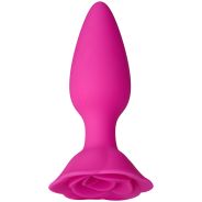 baseks Pink Rose Siliconen Buttplug