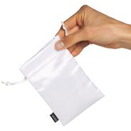 Sinful White Satin Toy Bag Small
