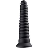 Hismith Black KlicLok Geribbelde Toren Dildo 