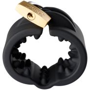 Brutus Cruncher Siliconen Vergrendelbare Spiked Ballstretcher