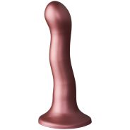 Ouch! Ultra Soft Siliconen Curvy G-Spot Dildo met Zuignap 17 cm