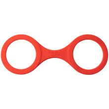 Quickie Cuffs Red Siliconen Handboeien Medium   1