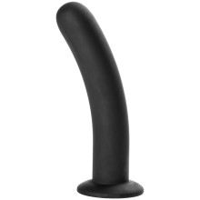 Sinful Slender Siliconen Zwarte Dildo met Zuignap Large  1