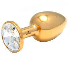 Rosebuds Gold Swarovski Cristal Butt Plug Medium  1