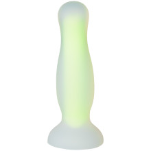 Baseks Glow in the Dark Gele Anale Dildo Middelgroot  1