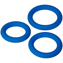 Mr. Membr Blue Extra Thick Cockring Set  1