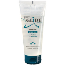 Just Glide Premium Original Glijmiddel op Waterbasis met Hyaluronzuur 200 ml  1