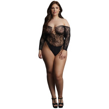 Le Désir Kruisloze Teddy met Strass-steentjes Plus Size  1
