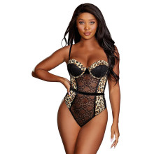 Dreamgirl Leopard Teddy  1