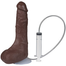 Doc Johnson Bust It Realistische Spuitende Dildo Chocolate  1