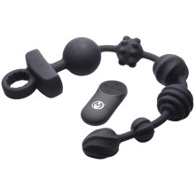 Master Series Dark Rattler Vibrerende Anale Kralen met Afstandsbediening  1