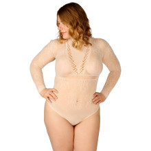 NORTIE Dawn Warm Sand Bodystocking Plus Size  1