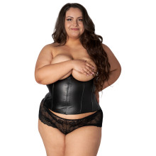 NORTIE Fetish Wetlook Korset Plus Size  1