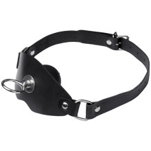 Black Label Super Leren Ballgag met O-ring  1