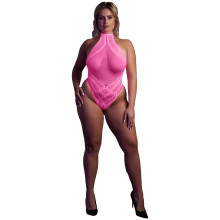 Ouch! Glow in The Dark Neon Pink Body Plus Size  1
