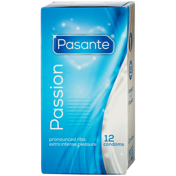 Pasante Passion Geribbelde Condooms 12 stuks