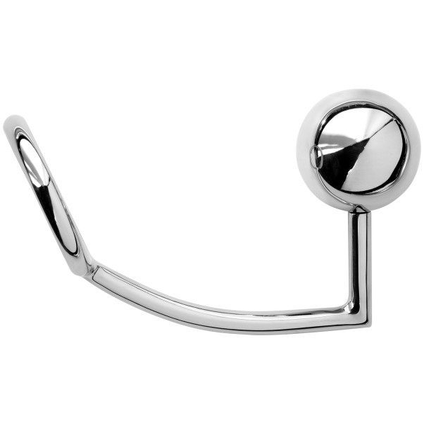 Rimba Metalen Cockring met Anaal Kogel