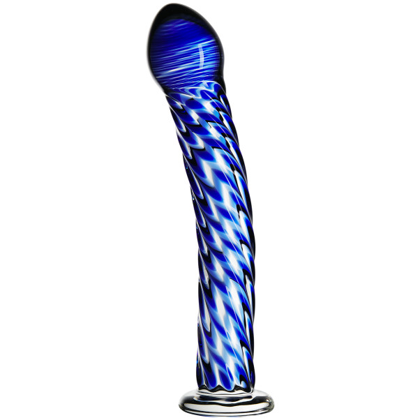 Icicles No 29 Blauwe Glazen Dildo 
