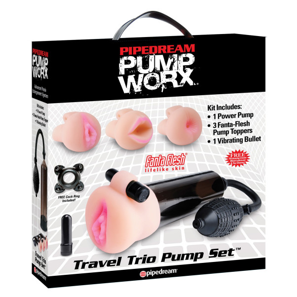 Pump Worx Masturbator Penispomp Set