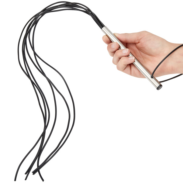 SToys Rubberen Flogger met Metalen Handvat