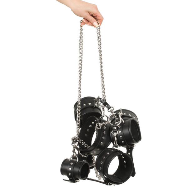 Zado Metal Leather Bondage Set