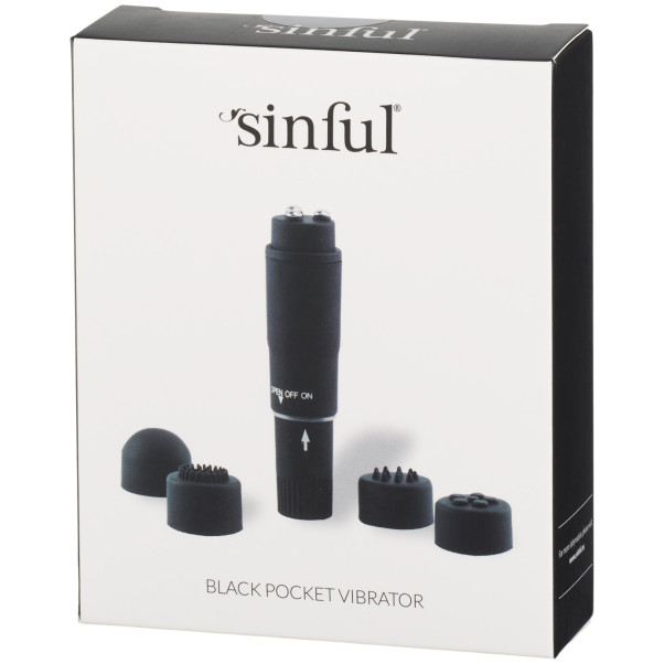Sinful Zwarte Pocket Vibrator