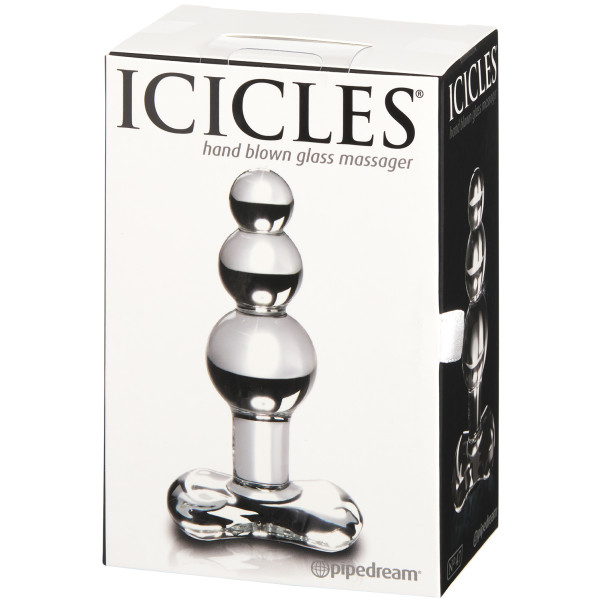 Icicles No 47 Glazen Kralen Butt Plug