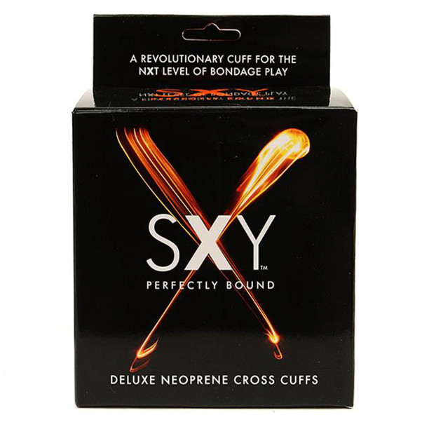 SXY Deluxe Cross Neopreen Verstelbare Handboeien