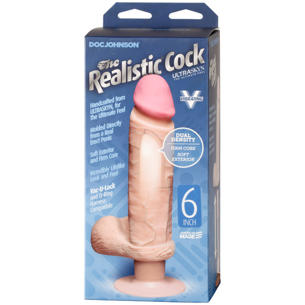 Doc Johnson The Realistic Cock UR3 Realistische Vibrator 21,5 cm