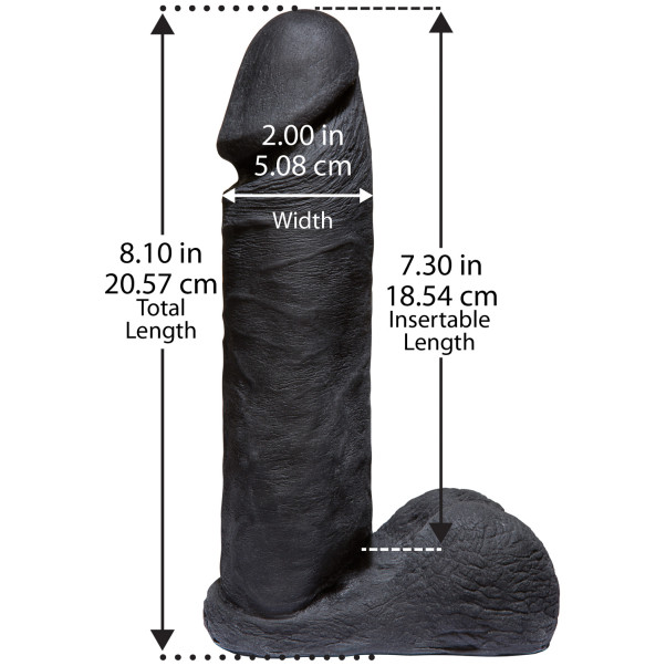 Vac-U-Lock CodeBlack Realistische Penis 20 cm