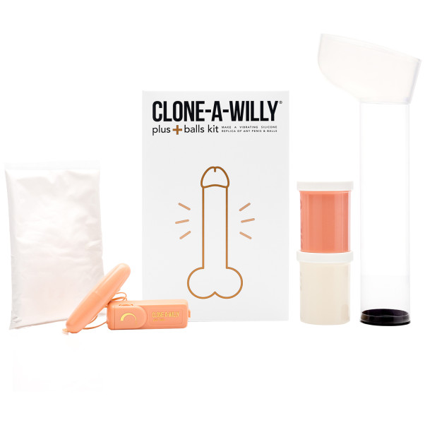 Clone-A-Willy Plus Balls DIY Homemade Dildo Clone Kit Light Tone