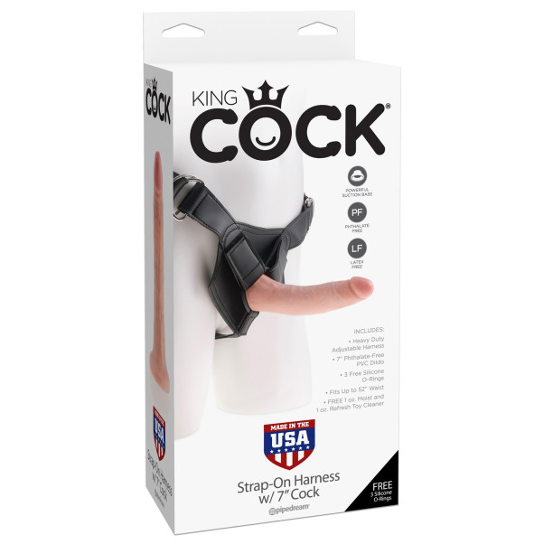 King Cock Harnas met Dildo 18 cm